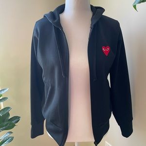 COPY - Comme de Garçons PLAY Zip-Up Hoodie Unisex M